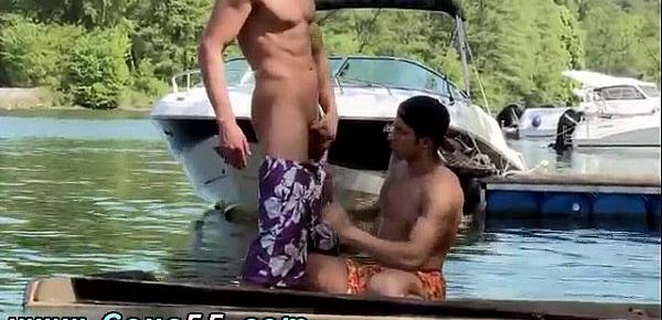  Touch my gay porn movie Two Dudes Have Anal Sex On The Boat!